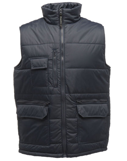 Regatta Stellar Mens Multi Zip Gilet | Insulated Body Warmer | Black or Navy | S-3XL - Gilet - Logo Free Clothing