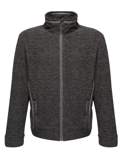 Regatta Thornly Mens Marl Fleece | Full Zip | Super Soft | Zip Pockets | Grey Marl | S-3XL - Fleece - Logo Free Clothing