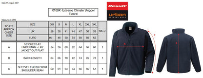 Result Urban Extreme Climate Stopper Fleece | Unisex | Waterproof | Breathable | Windproof | 3 Colours | XS-3XL