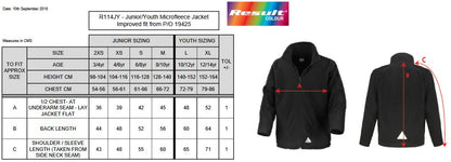 Result Core Junior Microfleece Jacket | Lightweight | Anti-Pill | Quick Dry | Warm | 3 Colours | Ages 6-14