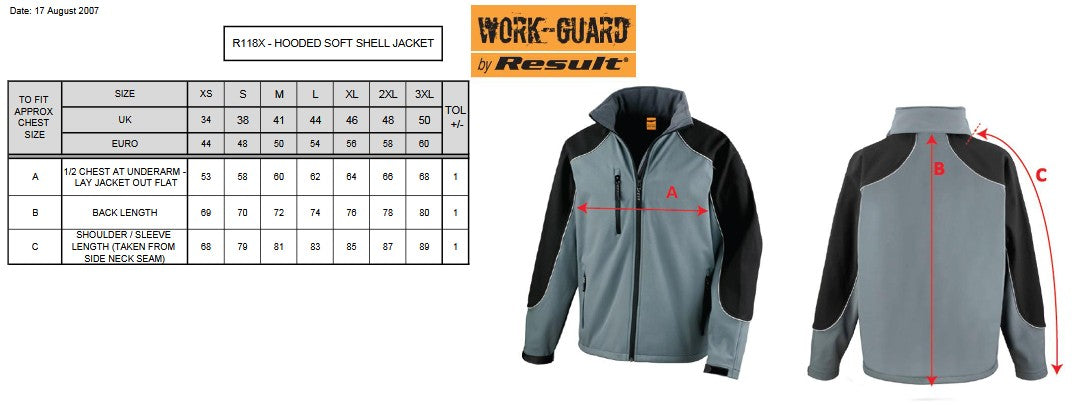 Result Hooded Softshell Jacket | Unisex | Waterproof | Breathable | Ripstop Panels | 2 Colours | XS-3XL