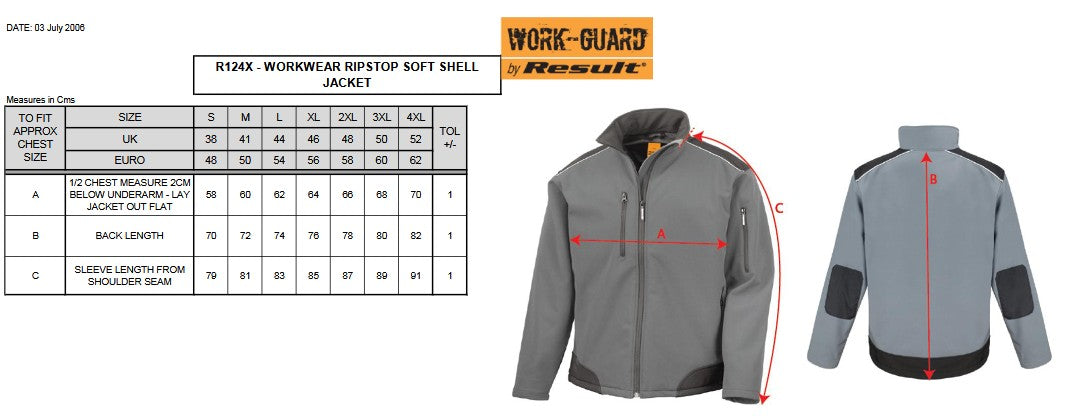 Result Ripstop Softshell Jacket | Unisex | Waterproof | Windproof | CORDURA | 2 Colours | S-4XL