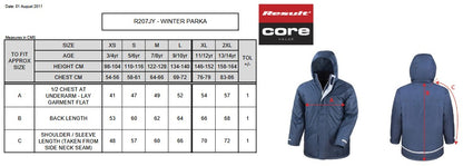 Result Core Junior Winter Parka | Waterproof | Breathable | Windproof | Hood | 6 Colours | Ages 3-14