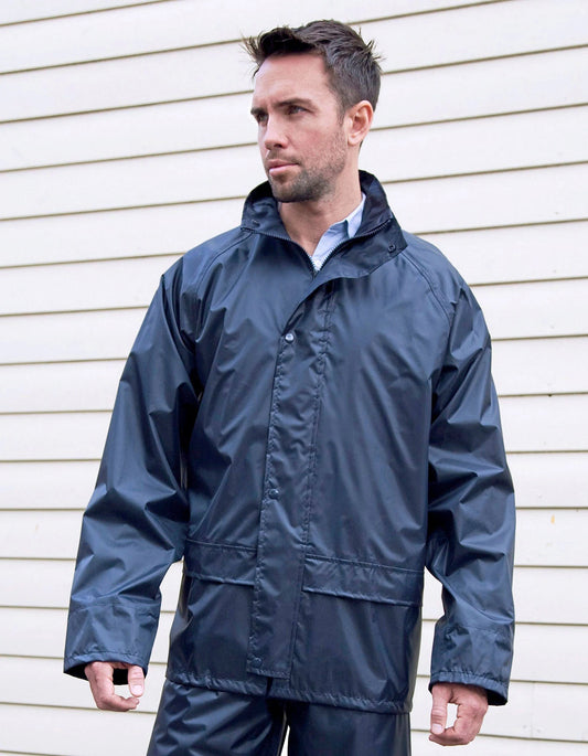 Result Core Rain Jacket | Unisex | Waterproof | Windproof | Hood | Taped Seams | Black or Navy | S-3XL