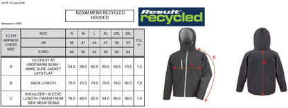 Result Core Men's Recycled Hooded Softshell | Waterproof | Breathable | Windproof | 4 Colours | S-3XL