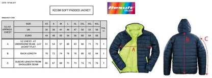 Result Core Men's Soft Padded Jacket | Lightweight | Hooded | Showerproof | Quilted | 6 Colours | XS-4XL