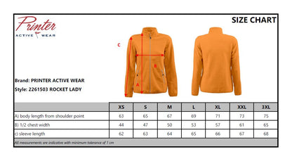 James Harvest Rocket Ladies Fleece Jacket | Medium Weight Microfleece | 7 Colours | XS-3XL - Fleece - Logo Free Clothing