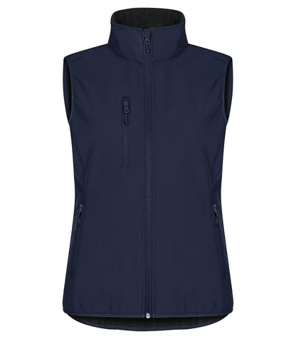Clique Classic Ladies Softshell Gilet | Recycled Waterproof Softshell | 9 Colours | XS-3XL