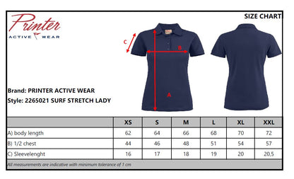 James Harvest Surf Stretch Ladies Polo Shirt | Cotton Stretch Polo Top | 7 Colours | XS-2XL - Polo Shirt - Logo Free Clothing