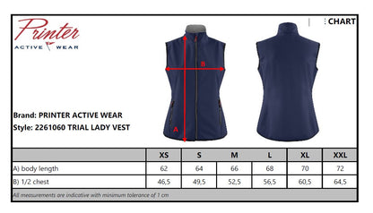 James Harvest Trial Ladies Softshell Gilet | Waterproof Body Warmer | 7 Colours | XS-2XL - Gilet - Logo Free Clothing