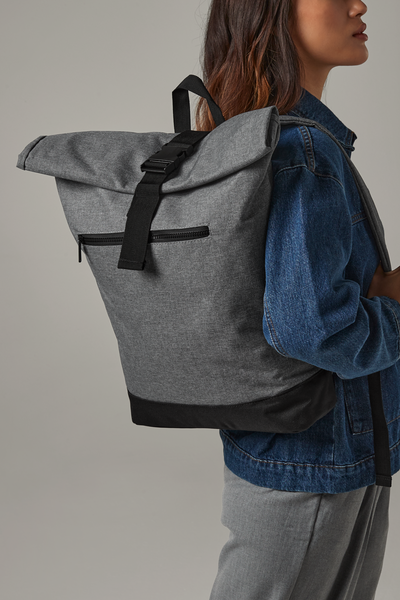 BagBase Roll Top Backpack | 20 Litre Rucksack | Laptop Storage to 15.6" | 5 Colours | One Size