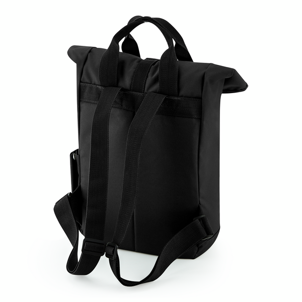BagBase Mini Recycled Roll Top Backpack | 9 Litre Rucksack | Twin Handle | 6 Colours | One Size