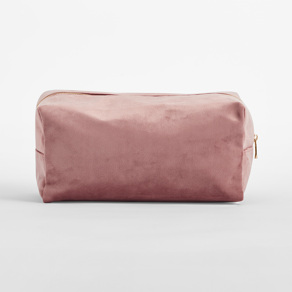 BagBase Velvet Recycled Toiletry/Accessory Case | 2.5 to 5 Litre Capacity | Soft Touch | 4 Colours | M-L