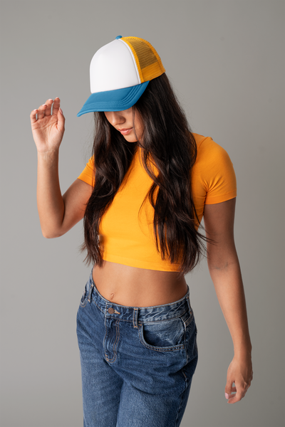 Beechfield Retro 5 Panel Trucker Cap | Unisex | Contrast Styling |  4 Colours | One Size
