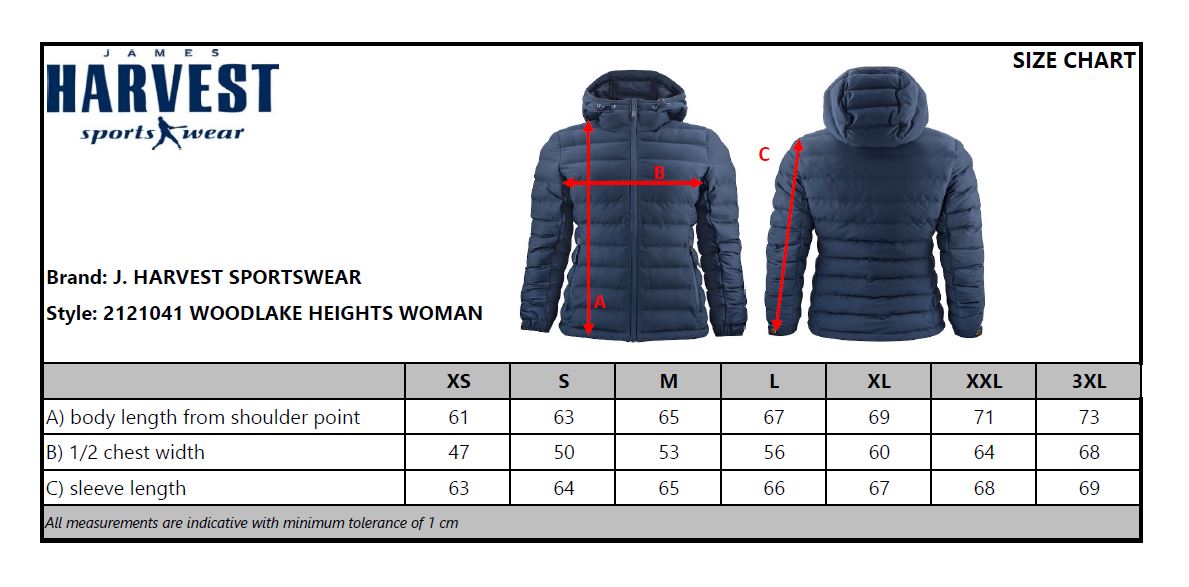 James Harvest Woodlake Ladies Padded Coat | Waterproof | Sustainable | 3 Colours | XS-2XL - Winter Jacket - Logo Free Clothing