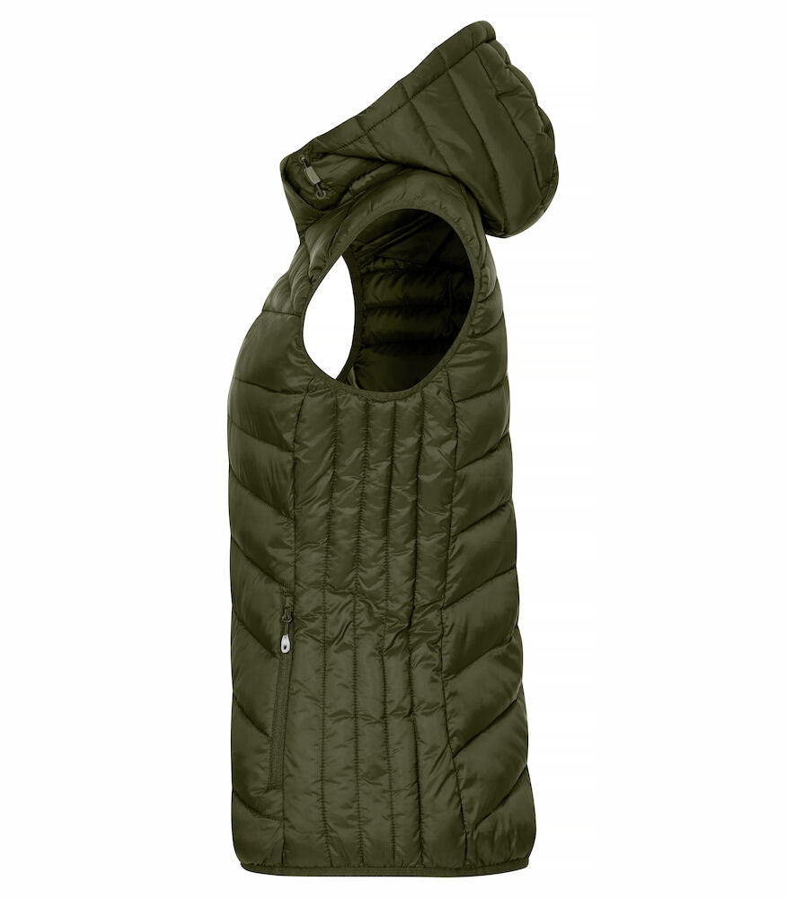 Clique Idaho Gilet | Ladies Recycled Padded Body Warmer | 3 Colours | XS-2XL - Gilet - Logo Free Clothing