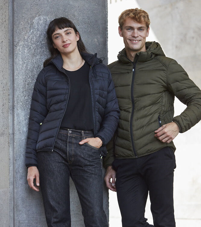 Clique Idaho Jacket | Mens Recycled Jacket | Removable Hood | 3 Colours | XS-4XL - Winter Jacket - Logo Free Clothing