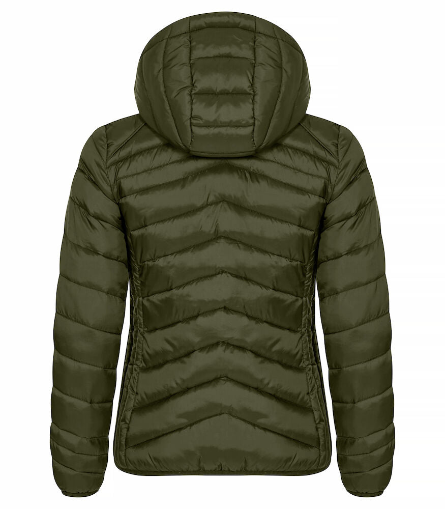 Womens puffer jacket on sale with removable hood