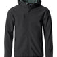 Clique Mens Hooded Softshell Jacket. Removable Hood, 3 Layer, Waterproof 1000mm, S-5XL - Summer Jacket - Logo Free Clothing