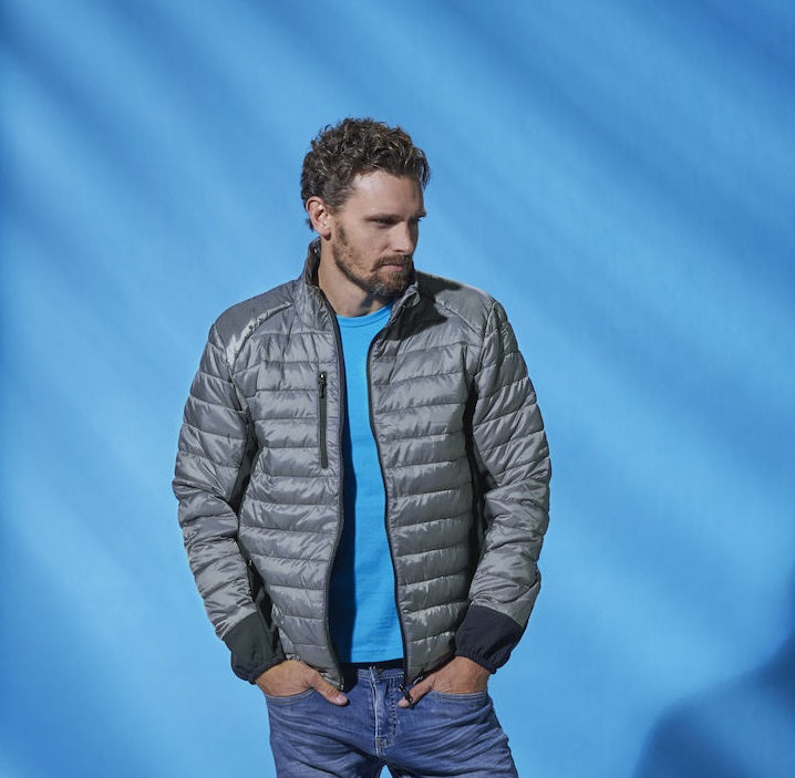 Clique Lemont Mens Jacket. Lightweight Quilted Jacket Softshell Panel. XS-2XL - Summer Jacket - Logo Free Clothing