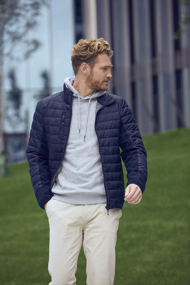 Clique Lemont Mens Jacket. Lightweight Quilted Jacket Softshell Panel. XS-2XL - Summer Jacket - Logo Free Clothing