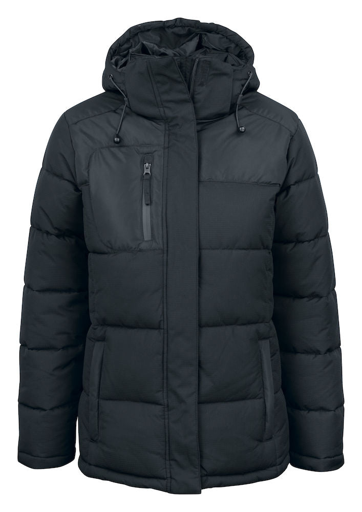 Clique Colorado Ladies Parka Jacket. Heavy Padding WP5000mm. Removable Hood. XS-2XL - Winter Jacket - Logo Free Clothing