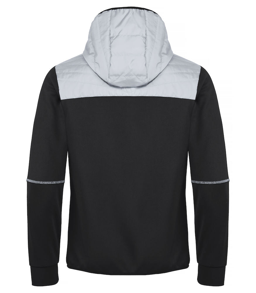 Clique Utah Mens Reflective Jacket. Lightly padded & Hooded 2 colour option. XS-2XL - Summer Jacket - Logo Free Clothing