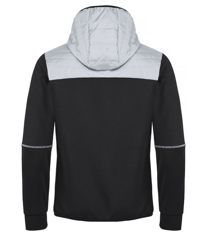 Clique Utah Mens Reflective Jacket. Lightly padded & Hooded 2 colour option. XS-2XL - Summer Jacket - Logo Free Clothing