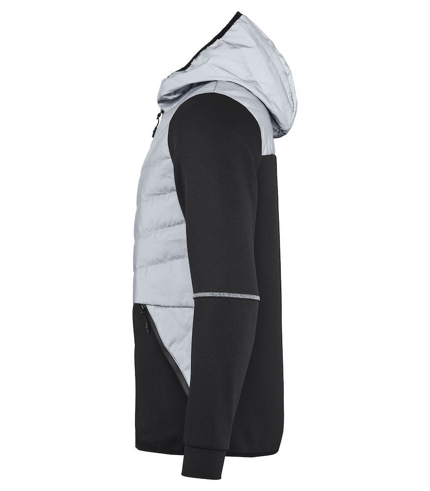 Clique Utah Mens Reflective Jacket. Lightly padded & Hooded 2 colour option. XS-2XL - Summer Jacket - Logo Free Clothing