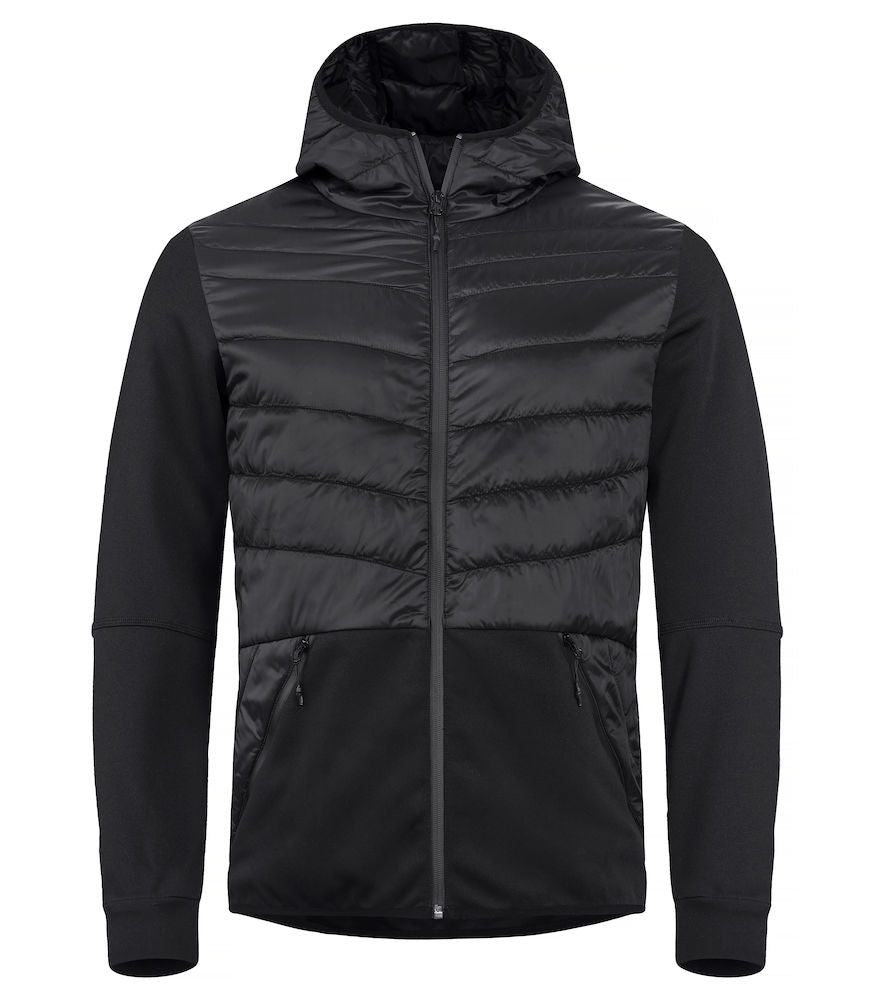 Clique Utah Mens Reflective Jacket. Lightly padded & Hooded 2 colour option. XS-2XL - Summer Jacket - Logo Free Clothing