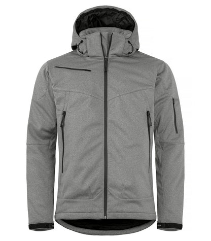 Clique Grayland Mens Padded Softshell Jacket. Removable Hood. Waterproof 10 000mm. XS-4XL - Winter Jacket - Logo Free Clothing