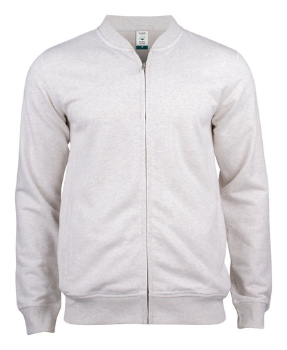 Clique Premium Organic Cotton Mens Zipped Sweatshirt. XS-3XL. 5 Colours - Sweatshirt - Logo Free Clothing