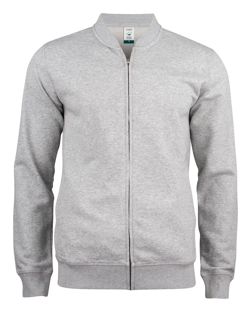 Clique Premium Organic Cotton Mens Zipped Sweatshirt. XS-3XL. 5 Colours - Sweatshirt - Logo Free Clothing