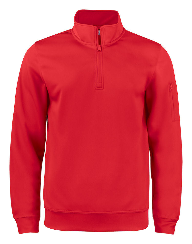 Clique Active Half Zip Sweatshirt. Spun Dyed- Unisex 1/2 Zip. 5 Colours. XS-3XL - Sweatshirt - Logo Free Clothing