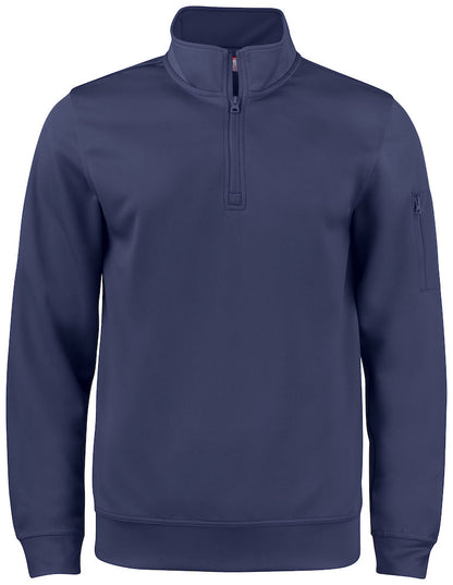 Clique Active Half Zip Sweatshirt. Spun Dyed- Unisex 1/2 Zip. 5 Colours. XS-3XL - Sweatshirt - Logo Free Clothing