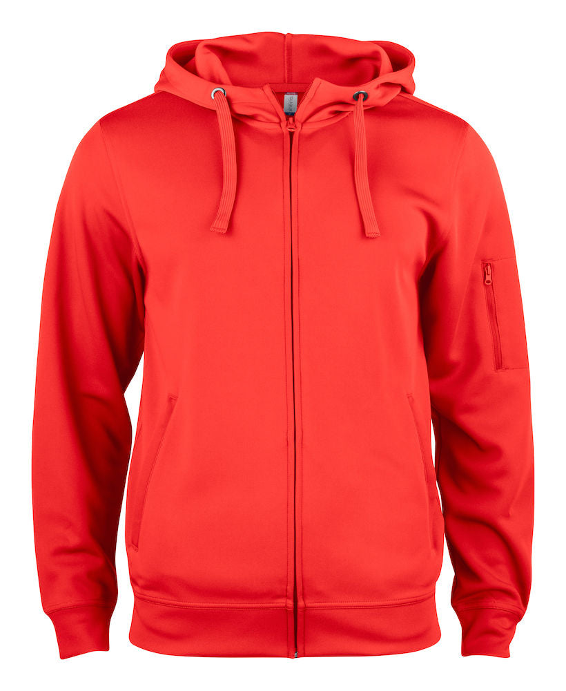 Clique Mens Active Zipped Hoodie. XS-3XL. 5 Colours - Hoodie - Logo Free Clothing