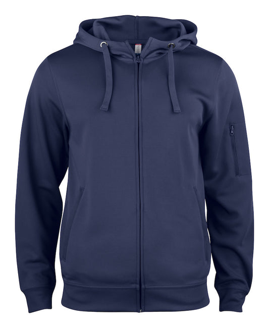 Clique Mens Active Zipped Hoodie. XS-3XL. 5 Colours - Hoodie - Logo Free Clothing