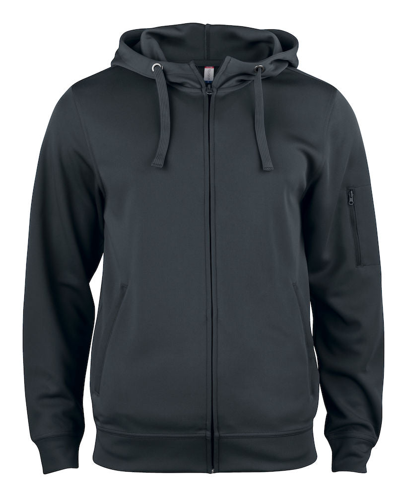 Clique Mens Active Zipped Hoodie. XS-3XL. 5 Colours - Hoodie - Logo Free Clothing