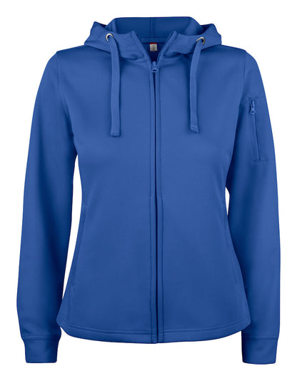 Clique Ladies Active Zipped Hoodie. XS-2XL. 5 Colours - Hoodie - Logo Free Clothing