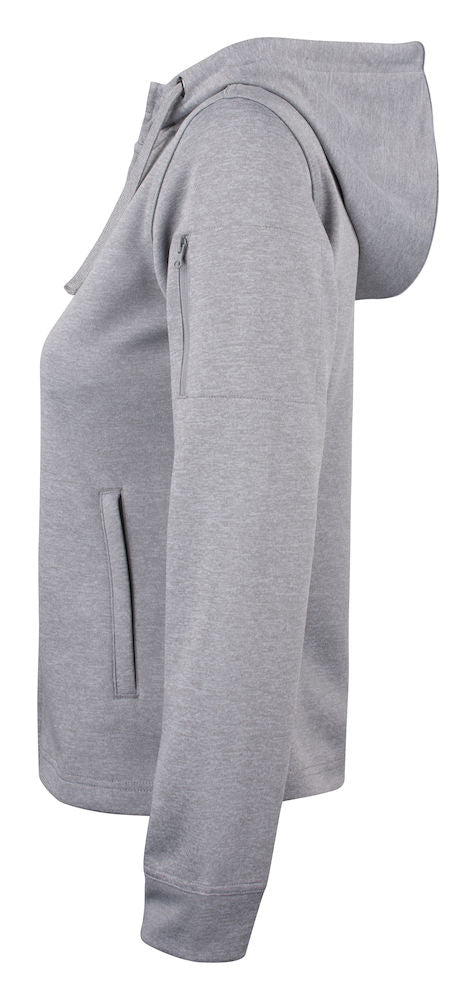 Clique Ladies Active Zipped Hoodie. XS-2XL. 5 Colours - Hoodie - Logo Free Clothing