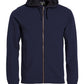 Clique Classic Hoodie Full Zip. Mens Contrast Colour Heavyweight Hoodie. 6 Colours XS-5XL - Hoodie - Logo Free Clothing