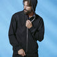 Clique Classic Hoodie Full Zip. Mens Contrast Colour Heavyweight Hoodie. 6 Colours XS-5XL - Hoodie - Logo Free Clothing