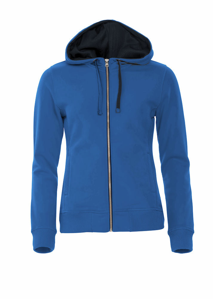 Clique Classic Hoodie Full Zip. Ladies Contrast Colour Heavyweight Hoodie. 8 Colours XS-2XL - Hoodie - Logo Free Clothing