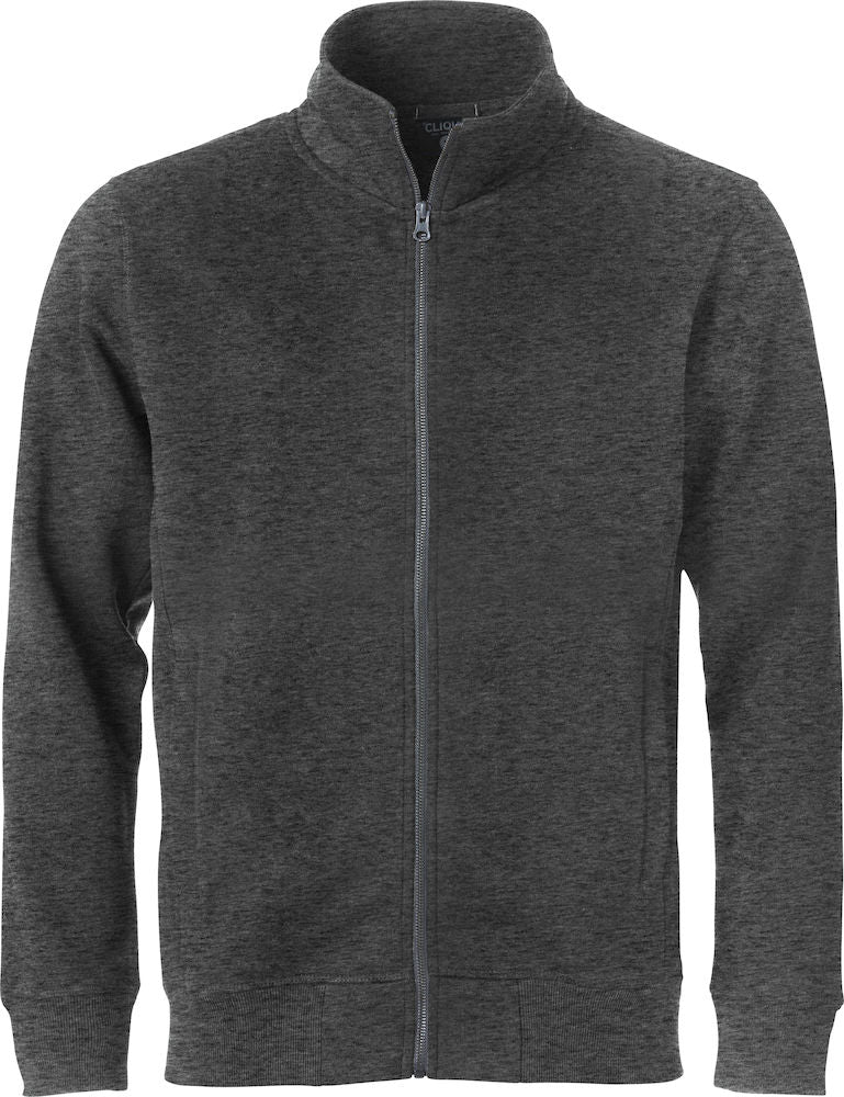 Clique Classic Cardigan Mens. Heavyweight Zipped Sweatshirt. 5 Colours. XS-5XL - Sweatshirt - Logo Free Clothing