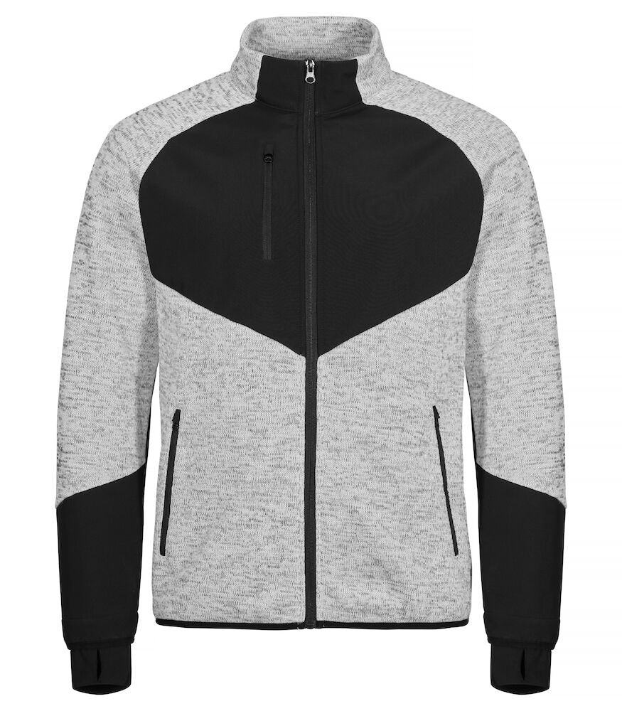 Clique Haines Fleece Jacket | Mens Hybrid Fleece | Softshell Panels | 4 Colours | XS-3XL - Fleece - Logo Free Clothing