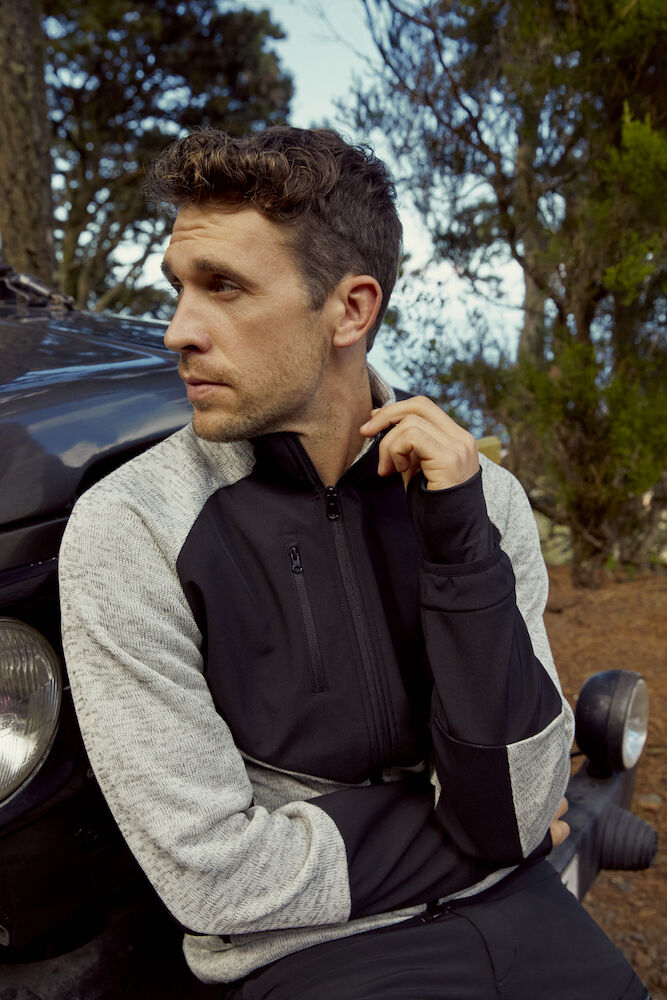Clique Haines Fleece Jacket | Mens Hybrid Fleece | Softshell Panels | 4 Colours | XS-3XL