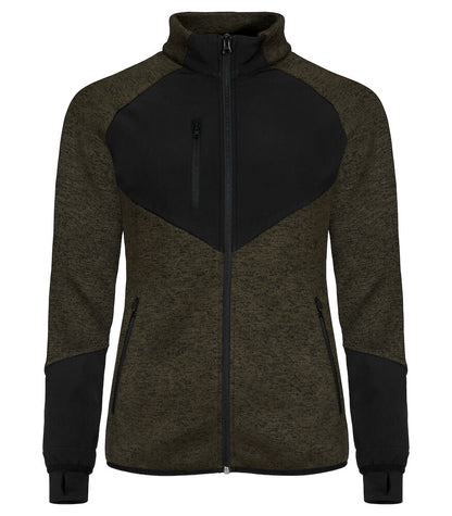Clique Haines Fleece Jacket | Ladies Hybrid Fleece | Softshell Panels | 4 Colours | XS-2XL - Fleece - Logo Free Clothing