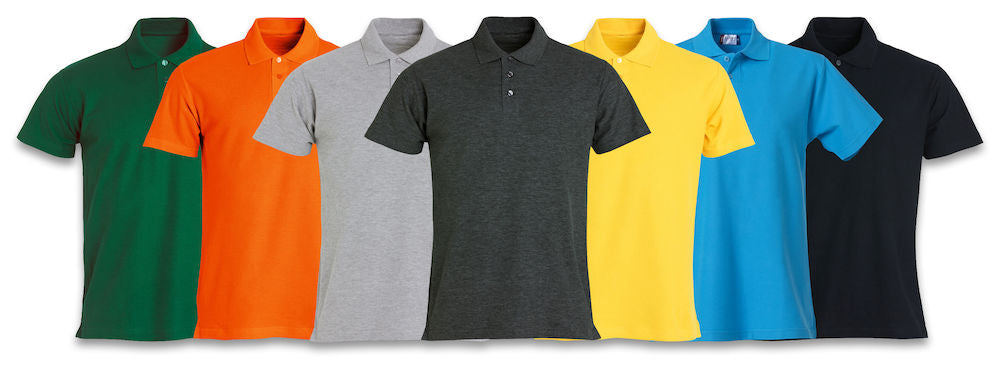 2 Pack Clique Basic Polo. Multi Pack Saver. Unisex Fit. Cotton Polo shirt. 12 Colours. XS-4XL - Polo Shirt - Logo Free Clothing