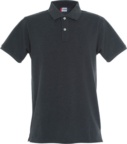 Clique Premium Mens Stretch Polo Shirt. 12 Colours XS-4XL - Polo Shirt - Logo Free Clothing