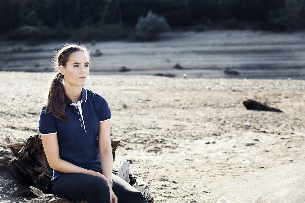 Clique Seattle Ladies Polo Shirt. Pure Cotton 2 tone, Mid weight. 3 Colours S-XL - Polo Shirt - Logo Free Clothing